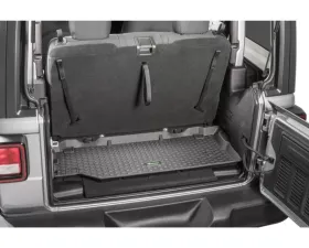 Quadratec Tru-Fit Rear Cargo Liner Behind Rear Seat
